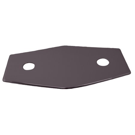 WESTBRASS Two-Hole Remodel Plate in Oil Rubbed Bronze D504-12